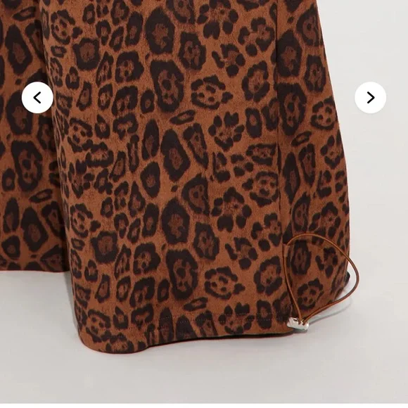 Plus Leopard Jogger Pants - Picture 3 of 6